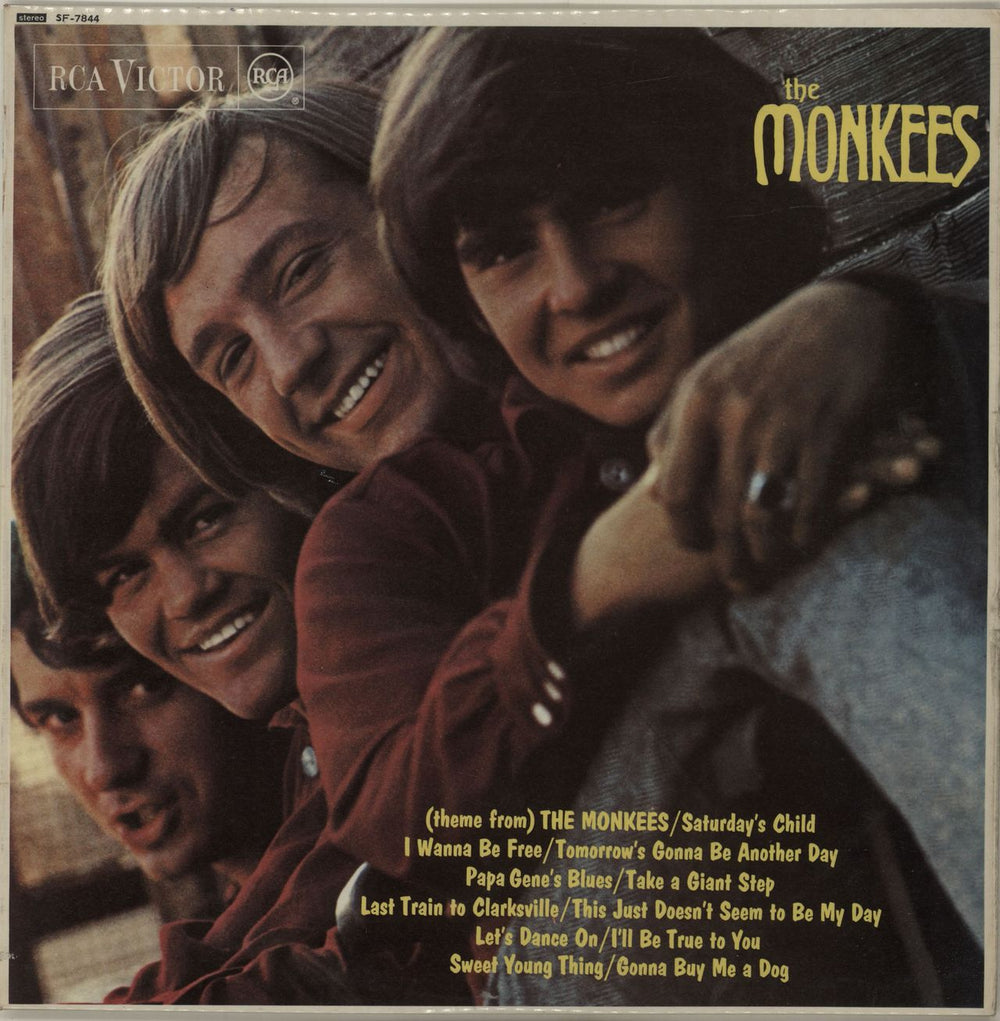 The Monkees The Monkees UK vinyl LP album (LP record) SF-7844