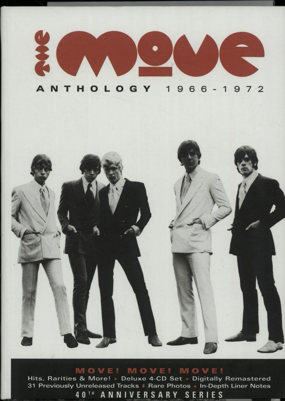 The Move Anthology 1966-1972 UK 4-CD album set SALVOBX406