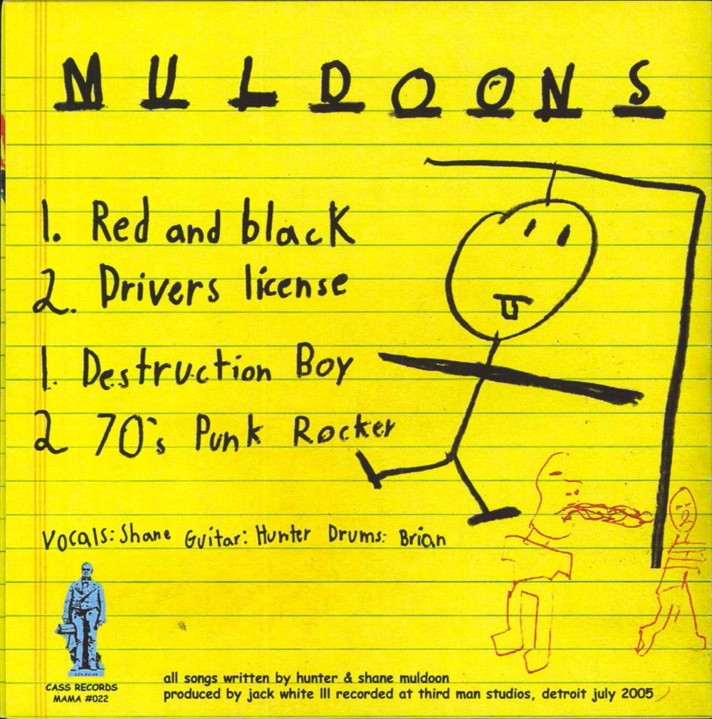 The Muldoons The Muldoons US 7" vinyl single (7 inch record / 45)