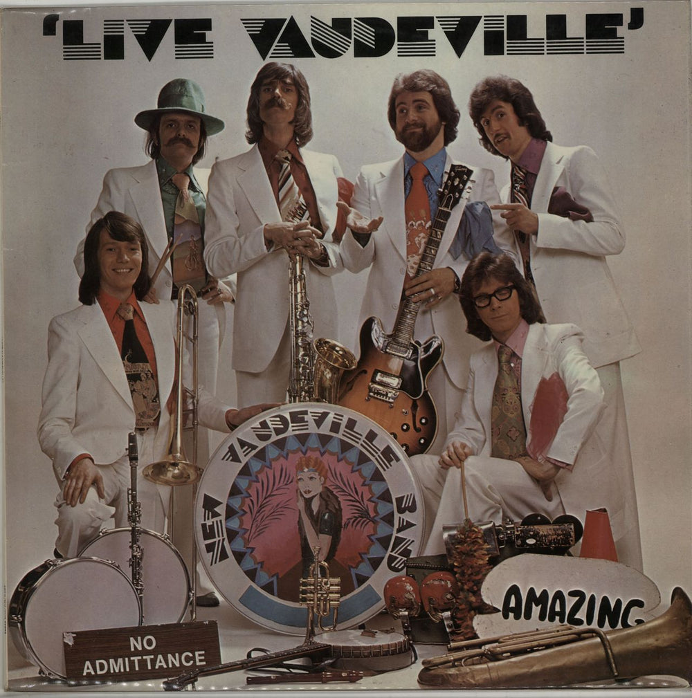 The New Vaudeville Band Live Vaudeville UK vinyl LP album (LP record) SRTX/NV/CUS77092