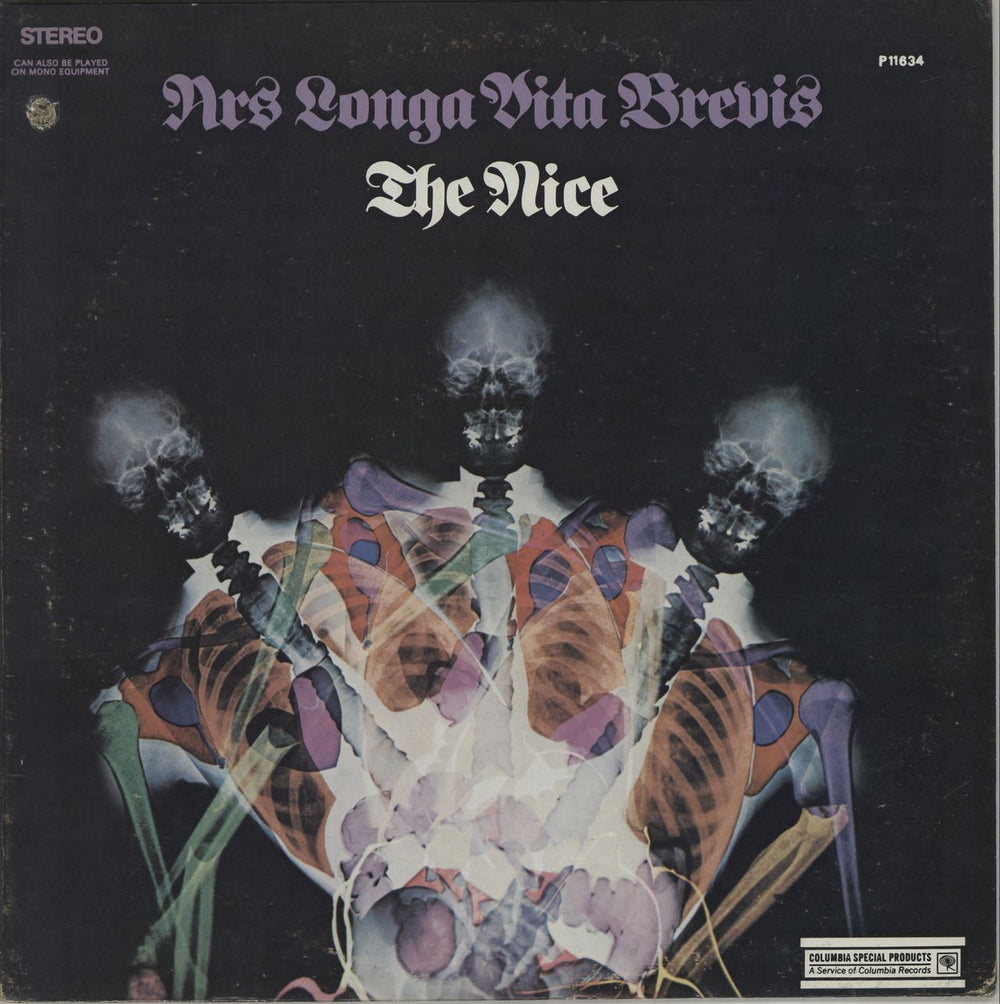 The Nice Ars Longa Vita Brevis - deletion US vinyl LP album (LP record) P11634