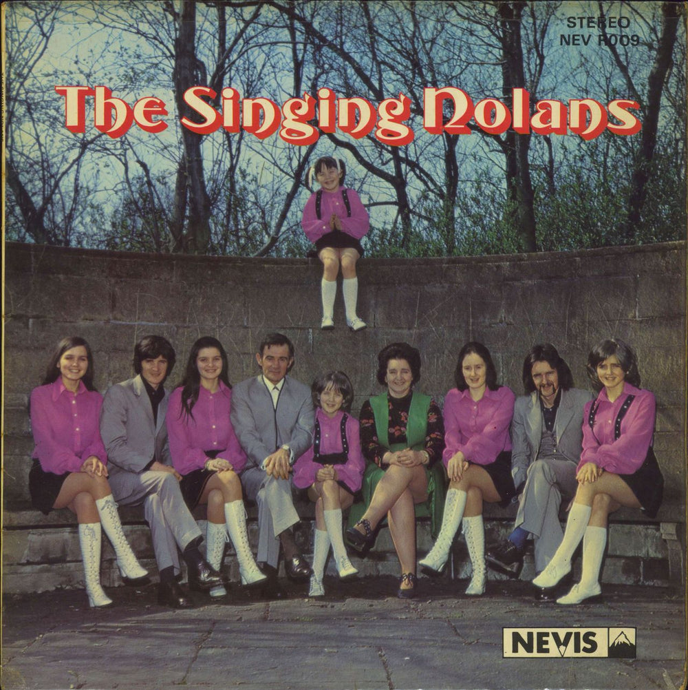 The Nolans The Singing Nolans - Autographed UK vinyl LP album (LP record) NEVR009