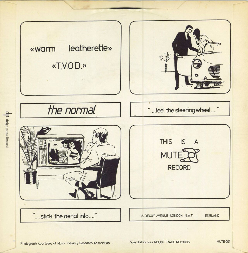 The Normal T.V.O.D. UK 7" vinyl single (7 inch record / 45) NML07TV440500