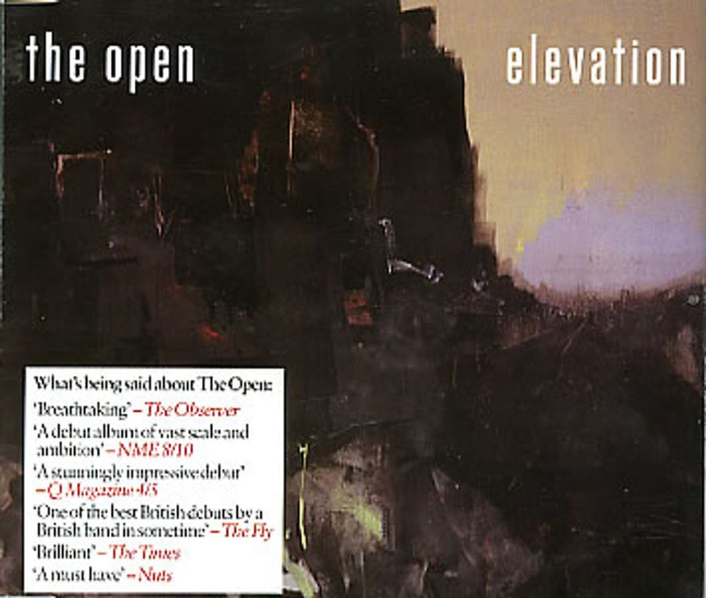 The Open Elevation UK Promo CD single (CD5 / 5") ELEVATE1