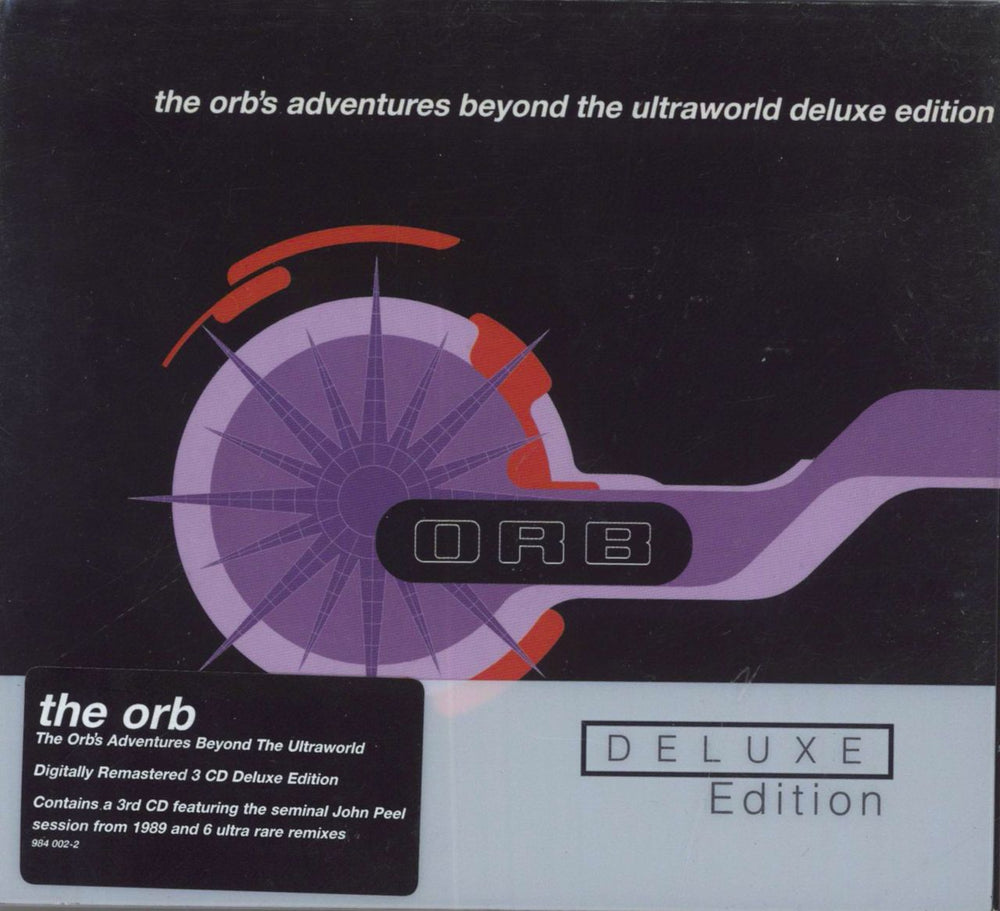 The Orb Adventures Beyond The Ultra World UK 3-CD album set (Triple CD) 9840022