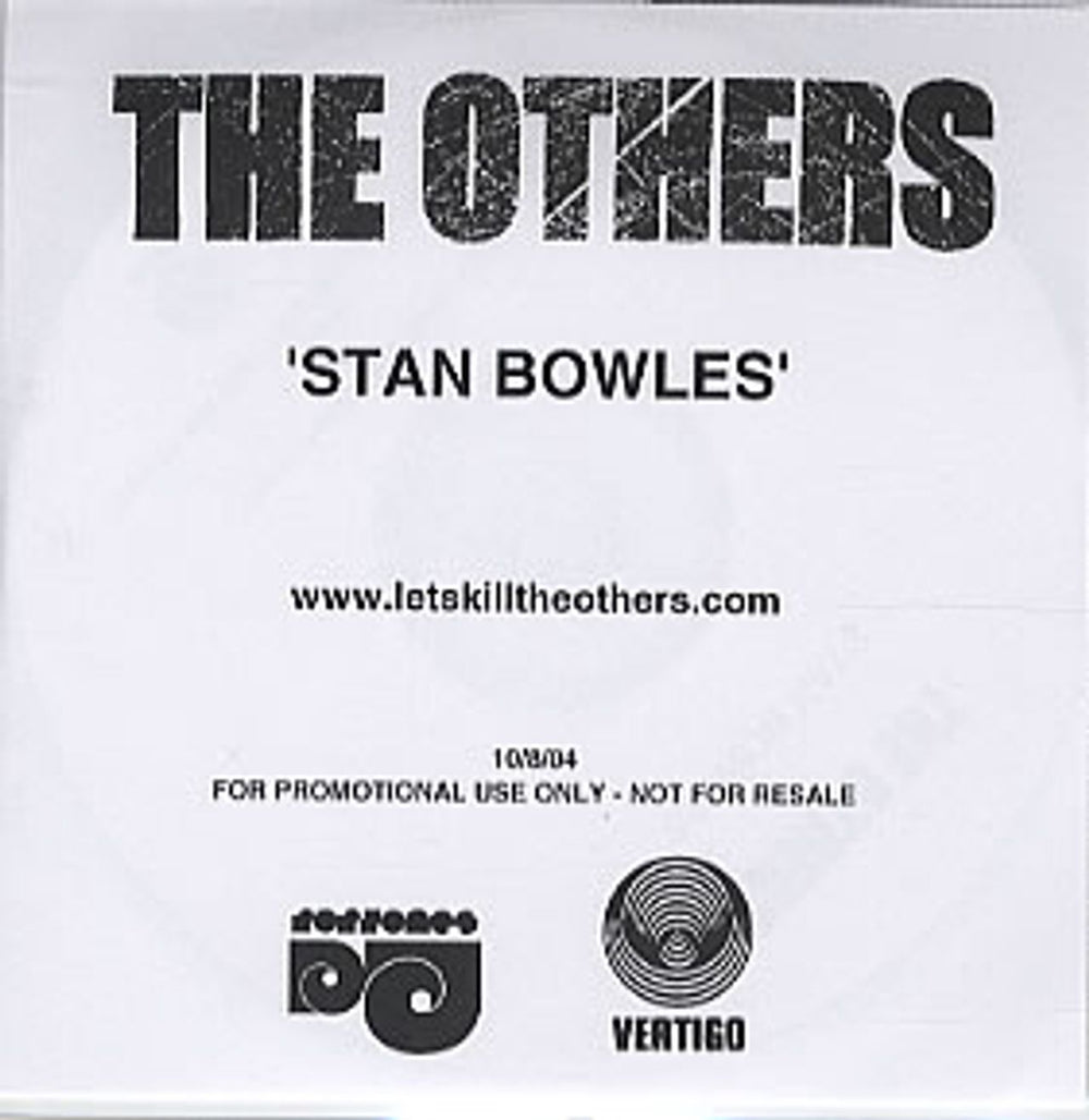 The Others Stan Bowles UK Promo CD-R acetate CD-R ACETATE