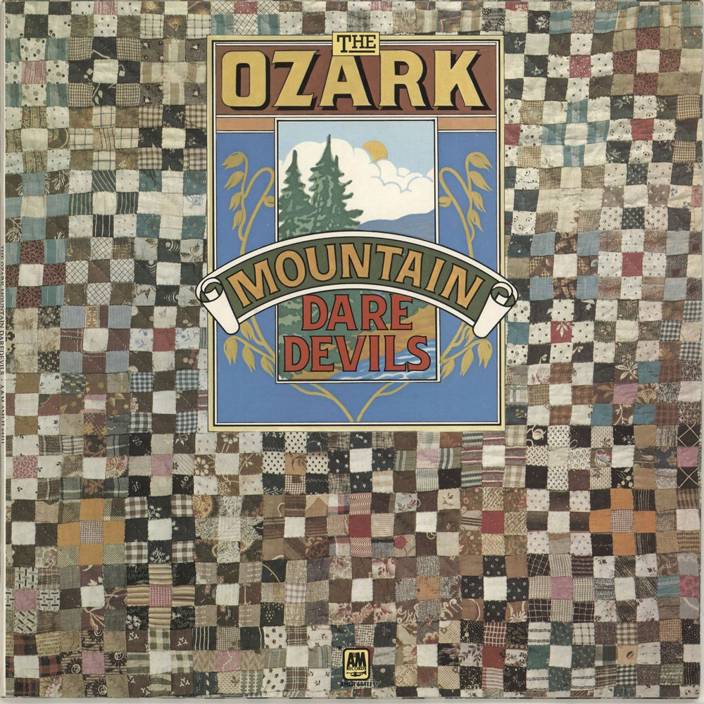 The Ozark Mountain Daredevils The Ozark Mountain Daredevils + Lyric insert UK vinyl LP album (LP record) AMLH64411