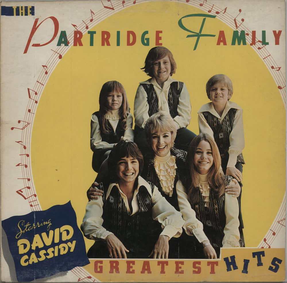 The Partridge Family Greatest Hits UK vinyl LP album (LP record) BELLS227