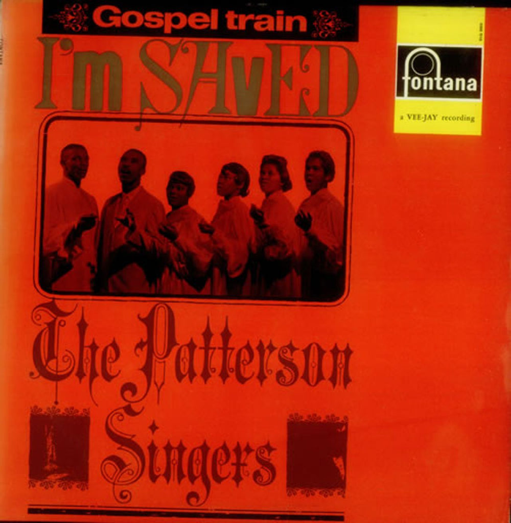 The Patterson Singers I'm Saved UK vinyl LP album (LP record) 688516ZL