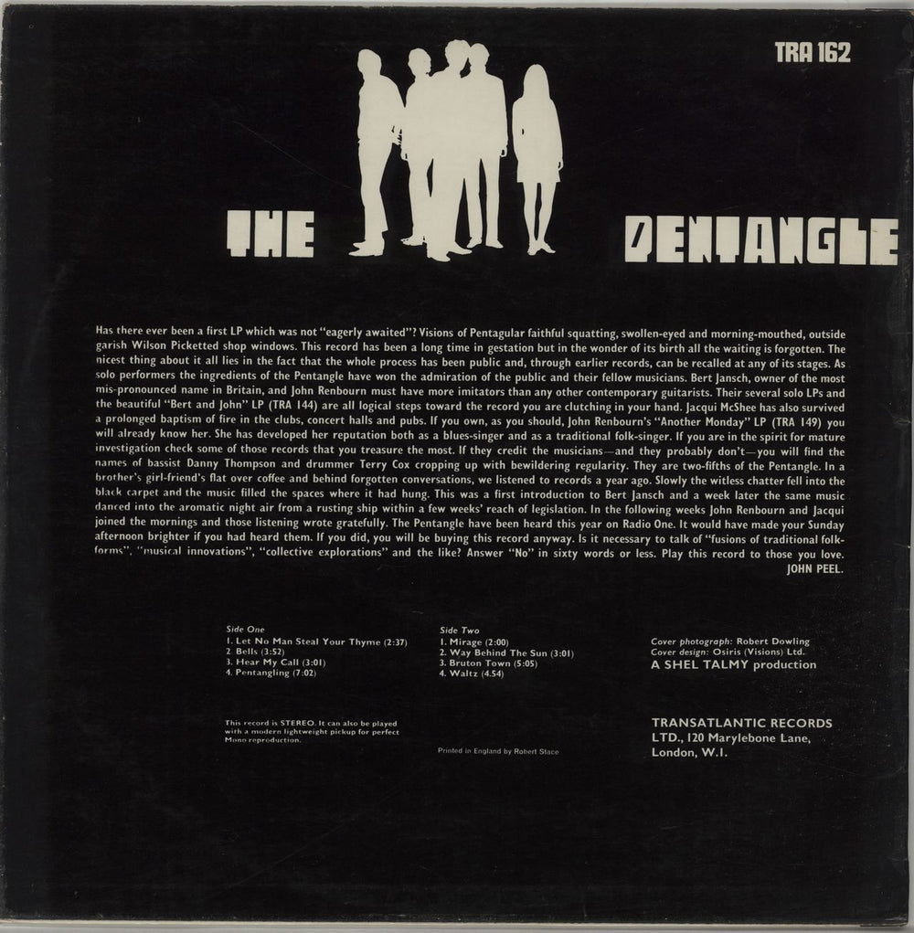 The Pentangle The Pentangle - 1st - VG UK vinyl LP album (LP record)