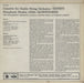 The Philharmonia Orchestra Tippett: Concerto For Double String Orchestra / Rawsthorne: Symphonic Studies UK vinyl LP album (LP record)