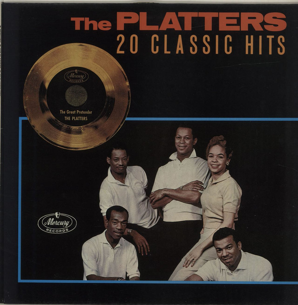 The Platters 20 Classic Hits UK vinyl LP album (LP record) PRICE56