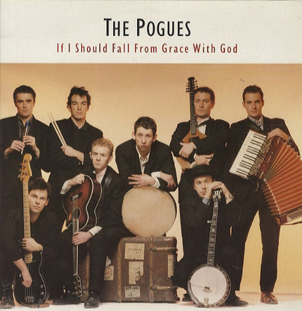 The Pogues If I Should Fall From Grace With God UK vinyl LP album (LP record) WX243