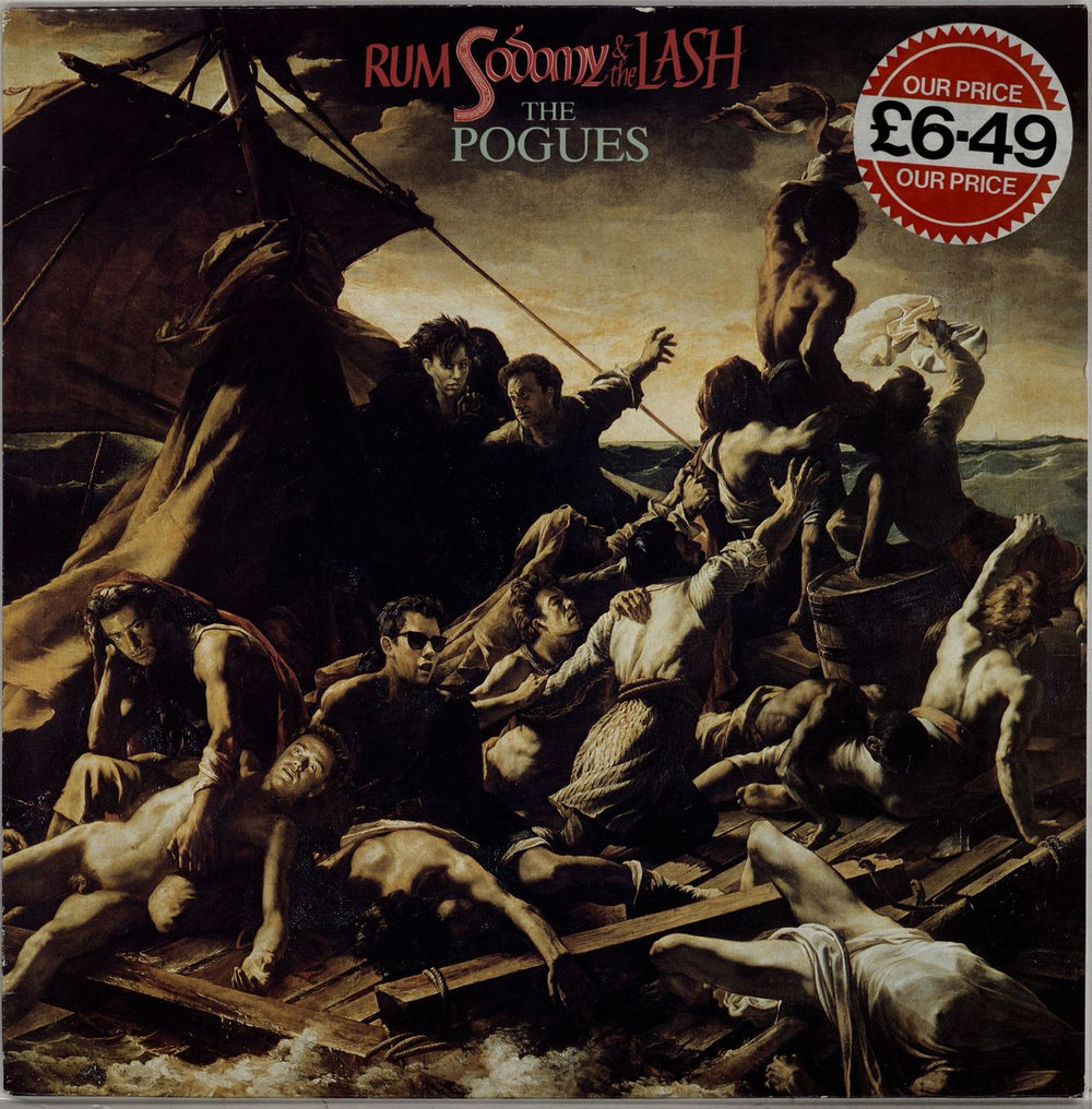 The Pogues Rum Sodomy & The Lash - Price stickered UK vinyl LP album (LP record) SEEZ58