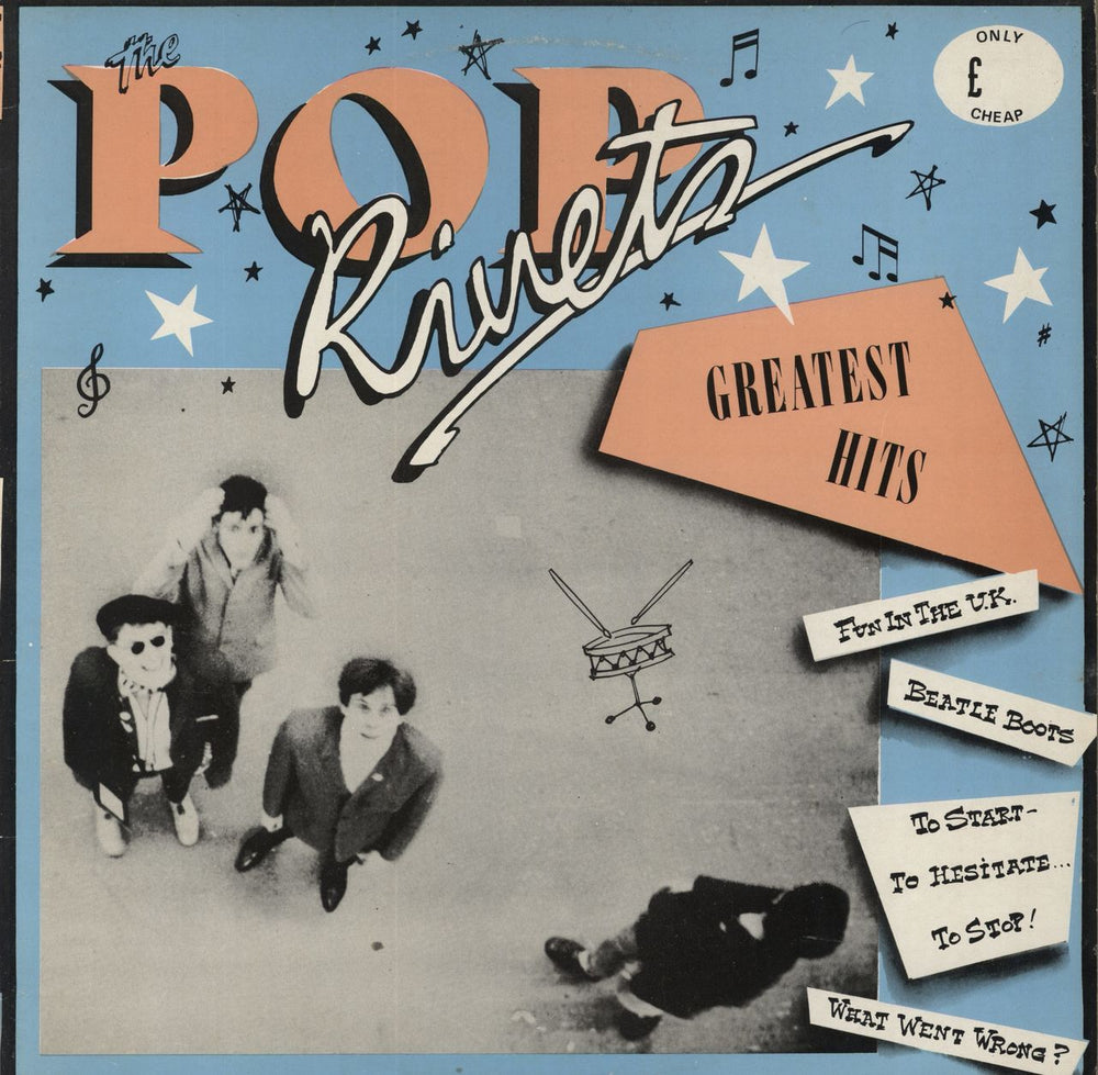 The Pop Rivets Greatest Hits UK vinyl LP album (LP record) HIP007