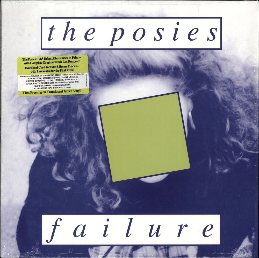 The Posies Failure - Green Vinyl US vinyl LP album (LP record) OVLP-93