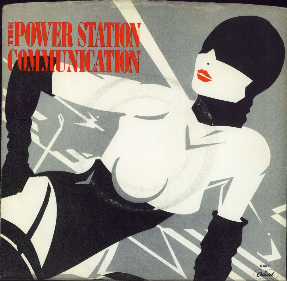 The Power Station Communication US 7" vinyl single (7 inch record / 45) B-5511