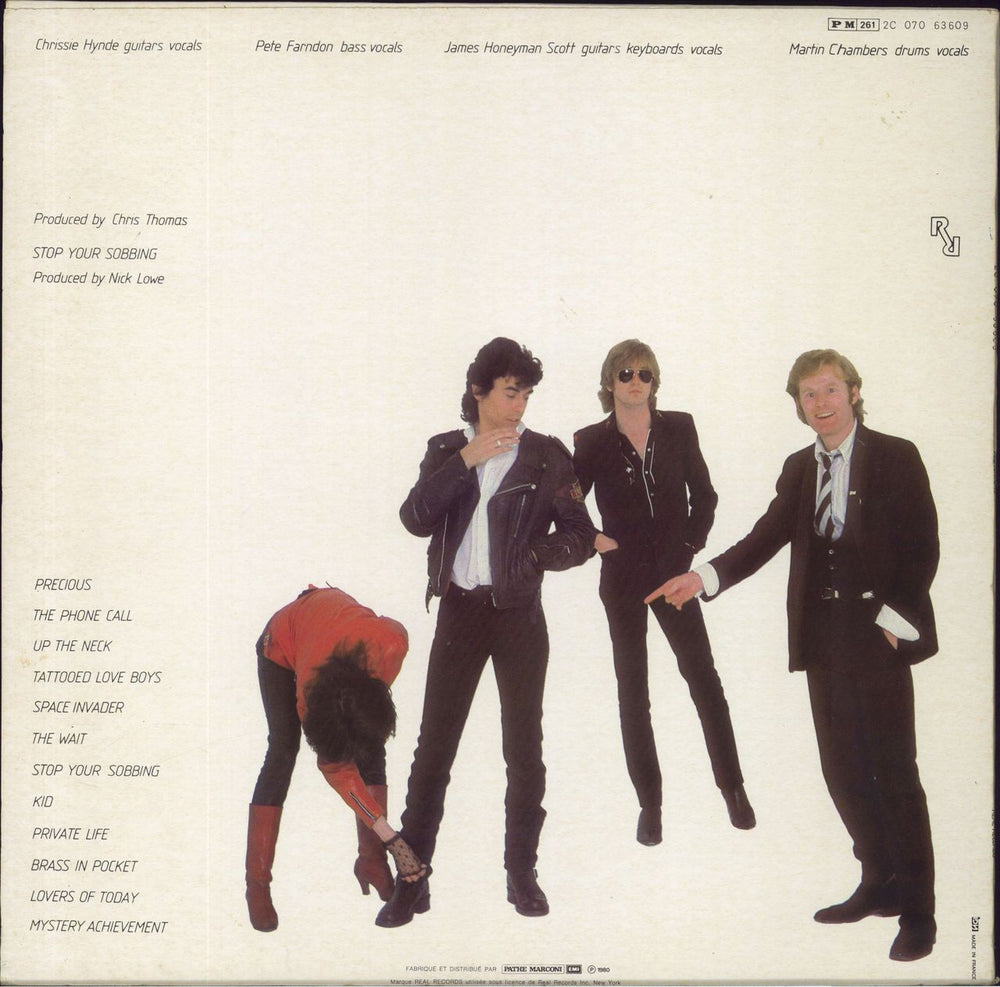 The Pretenders Pretenders French vinyl LP album (LP record)