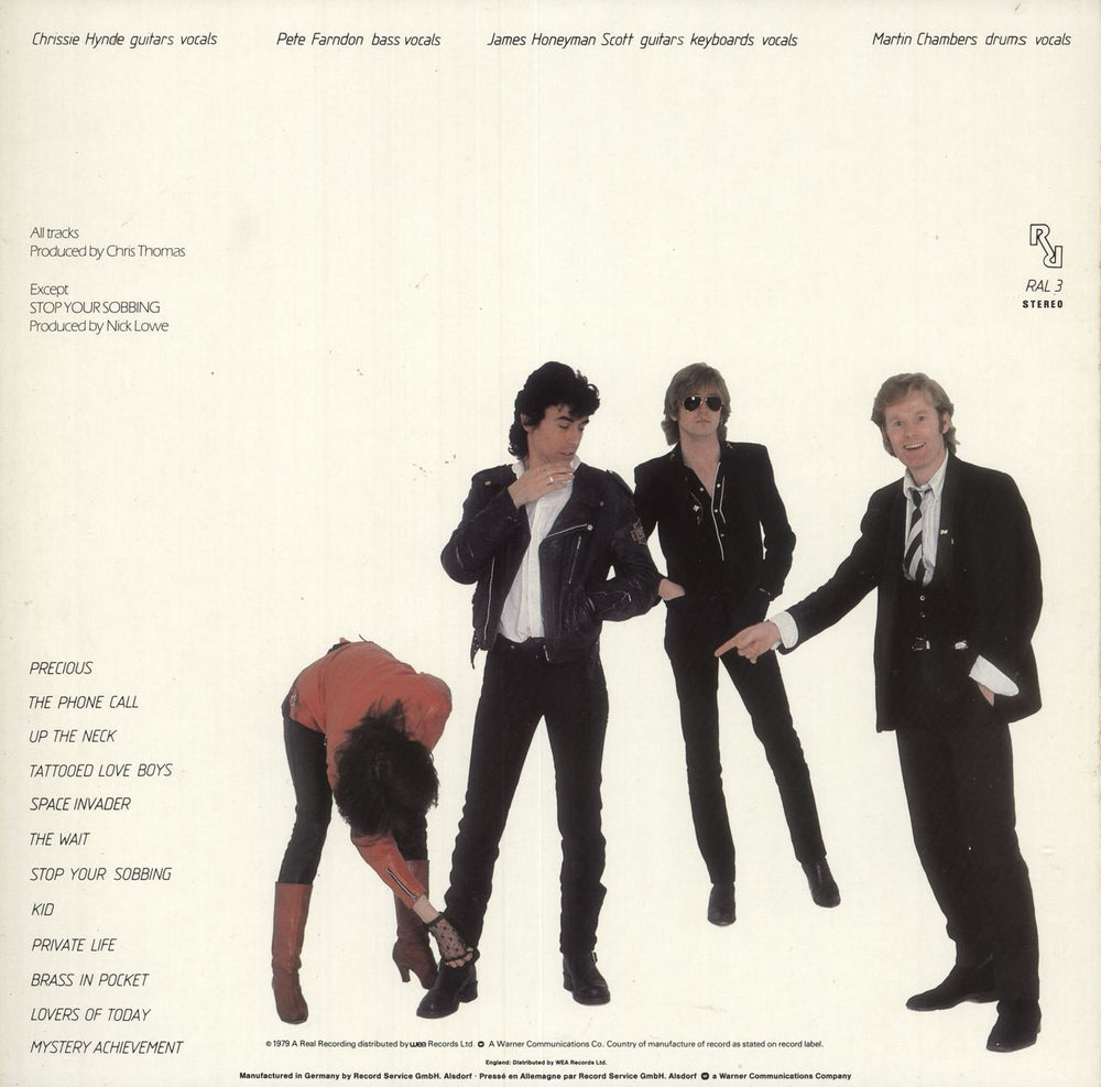 The Pretenders Pretenders German vinyl LP album (LP record)