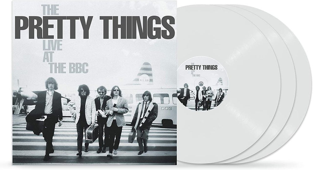 The Pretty Things Live At The BBC - White Vinyl - Sealed UK 3-LP vinyl record set (Triple LP Album) REP2449