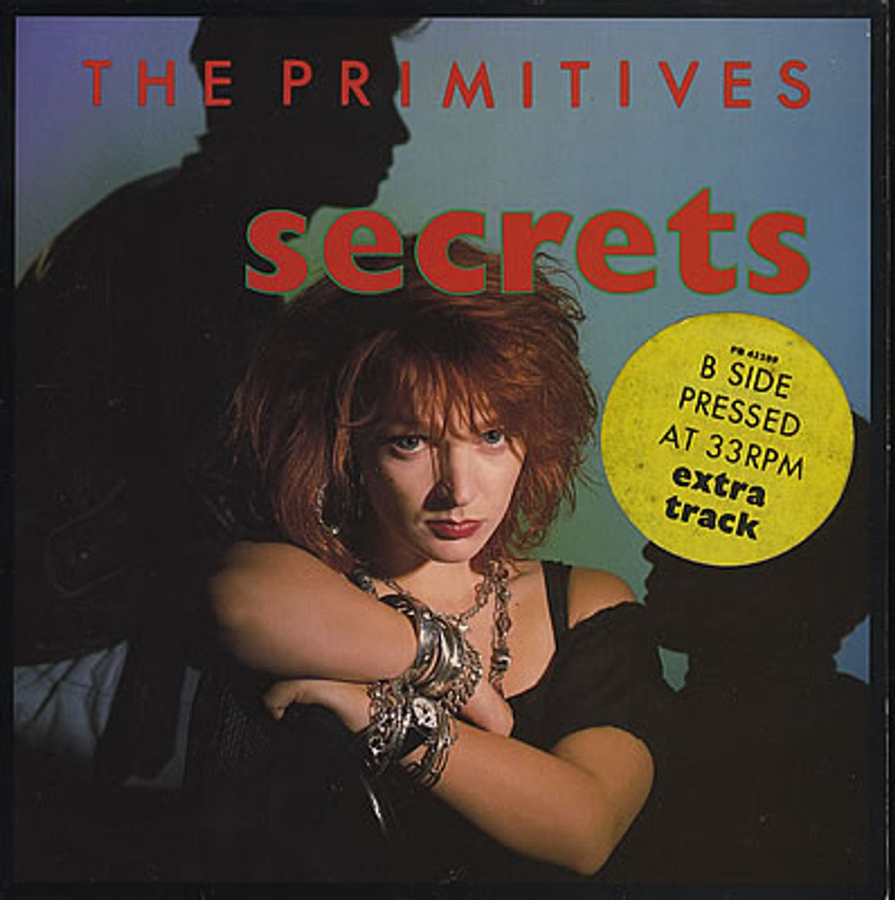 The Primitives Secrets UK 7" vinyl single (7 inch record / 45) PB43209