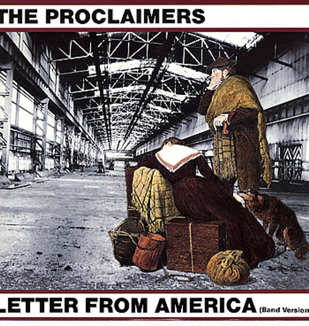 The Proclaimers Letter From America UK 12" vinyl single (12 inch record / Maxi-single) CHS123178