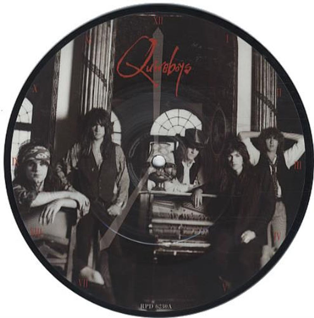 The Quireboys 7 O'clock UK 7" vinyl picture disc (7 inch picture disc single) RPD6230