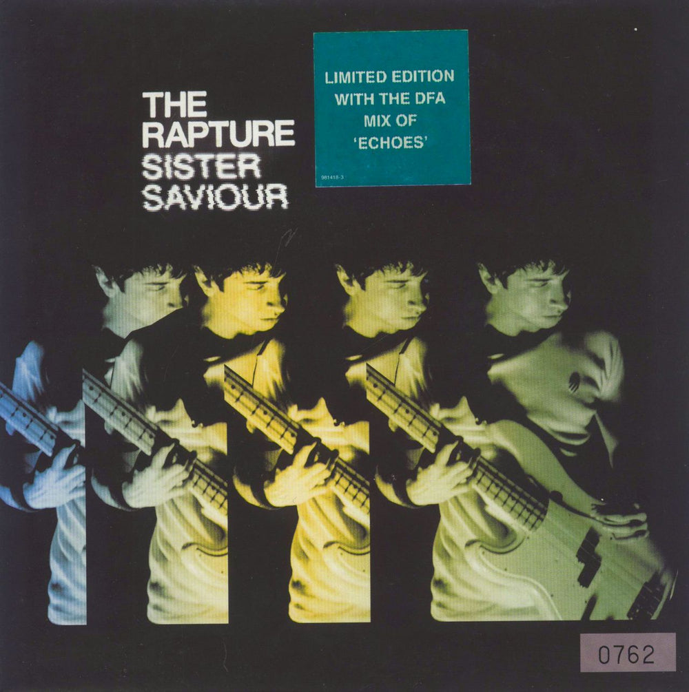 The Rapture Sister Saviour UK 7" vinyl single (7 inch record / 45) 9814183