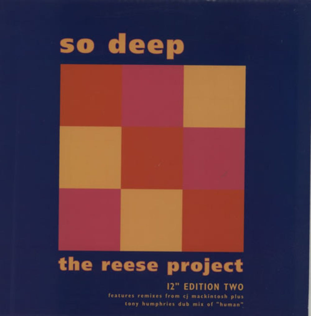 The Reese Project So Deep UK 12" vinyl single (12 inch record / Maxi-single) NWKTR68