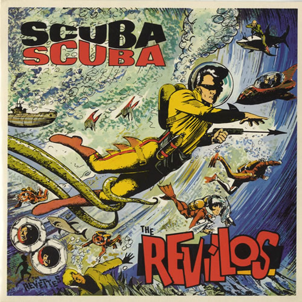 The Revillos Scuba Scuba UK 7" vinyl single (7 inch record / 45) DINZ16