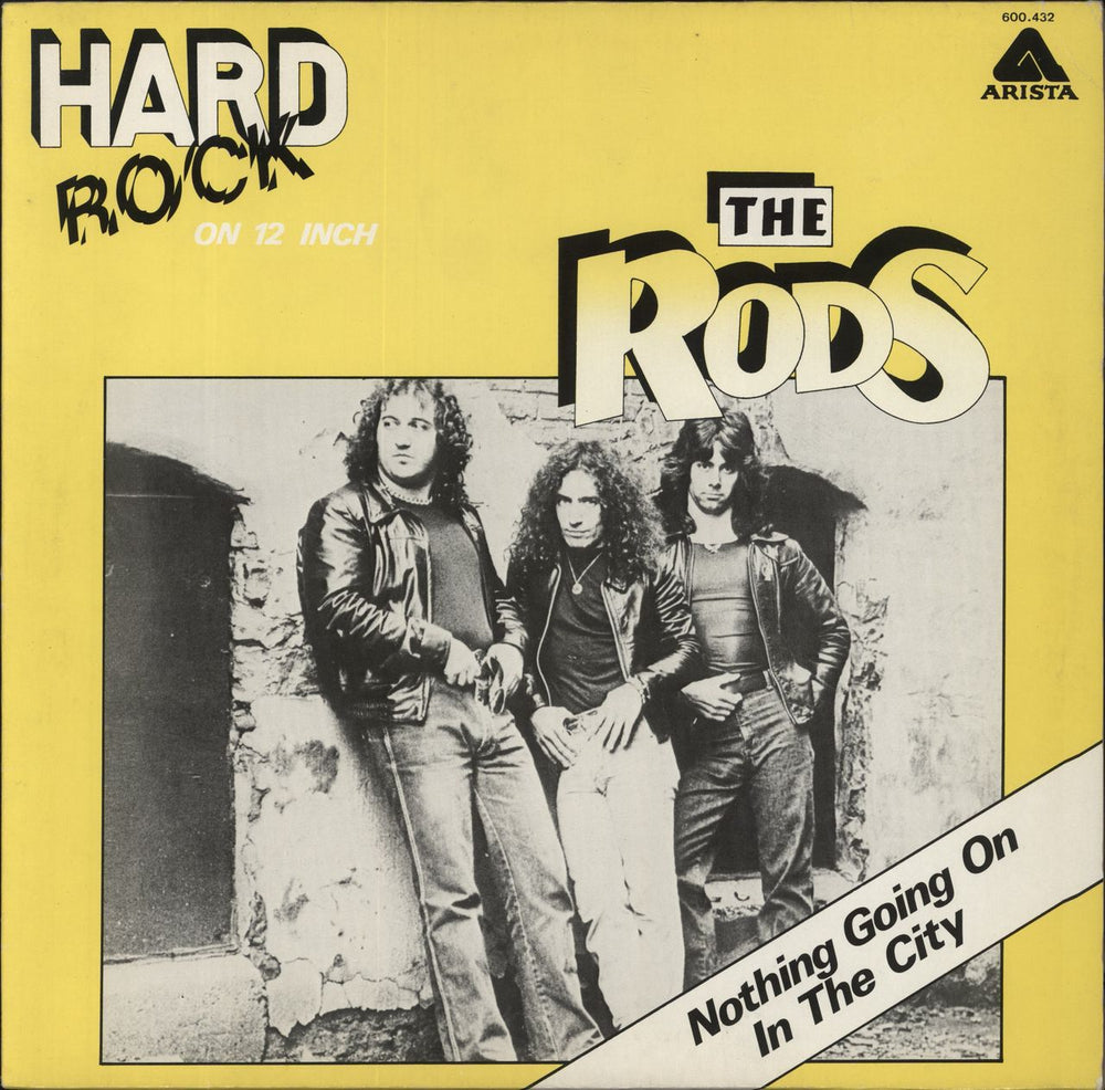 The Rods Nothing Going On In The City Dutch 12" vinyl single (12 inch record / Maxi-single) 600.432