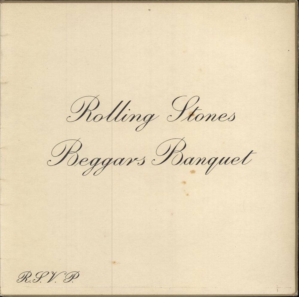 The Rolling Stones Beggars Banquet - 2nd [a] - VG UK vinyl LP album (LP record) LK4955