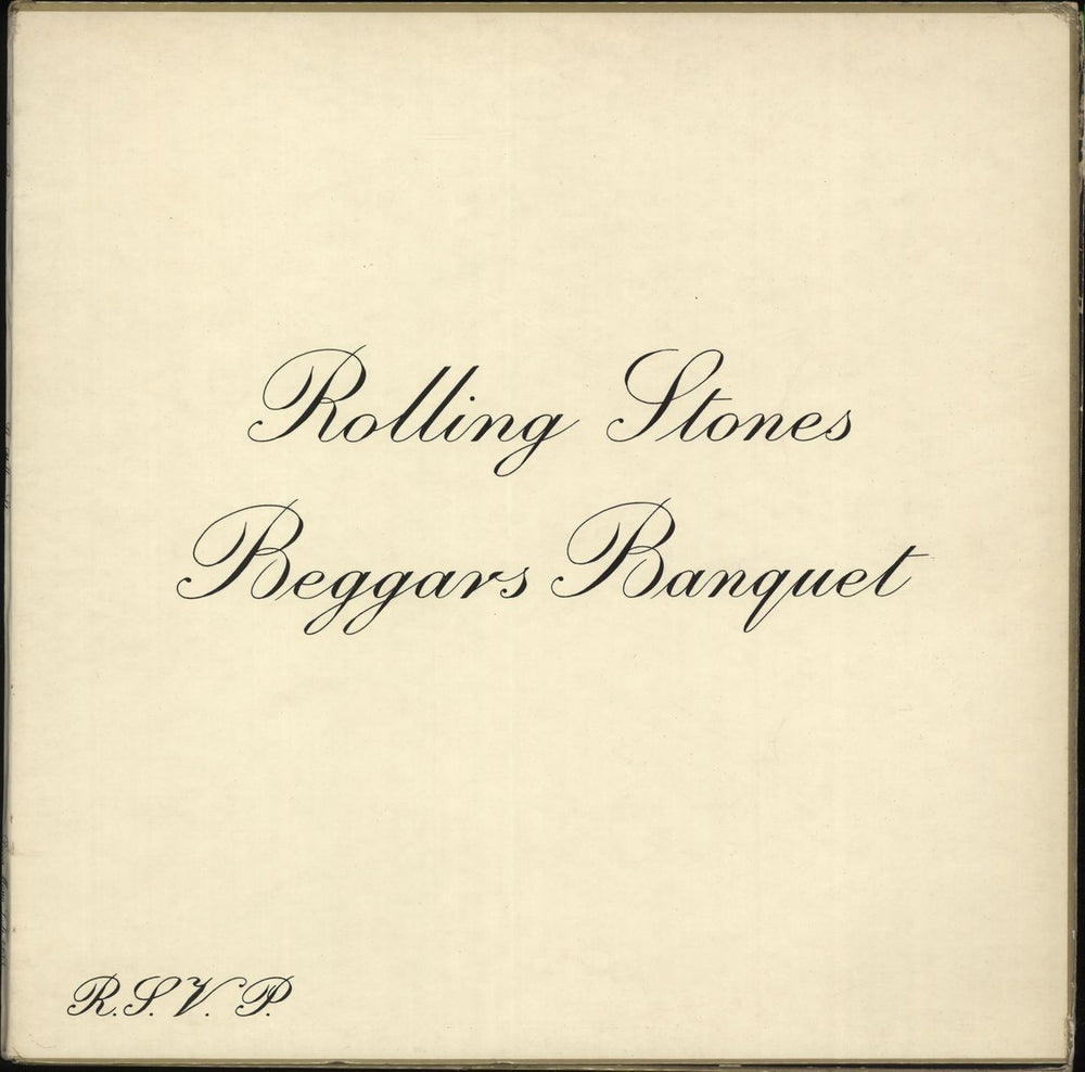 The Rolling Stones Beggars Banquet - 2nd [c] UK vinyl LP album (LP record) LK4955