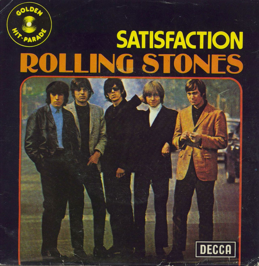 The Rolling Stones (I Can't Get No) Satisfaction - Golden Hit-Parade Belgian 7" vinyl single (7 inch record / 45) 79.714