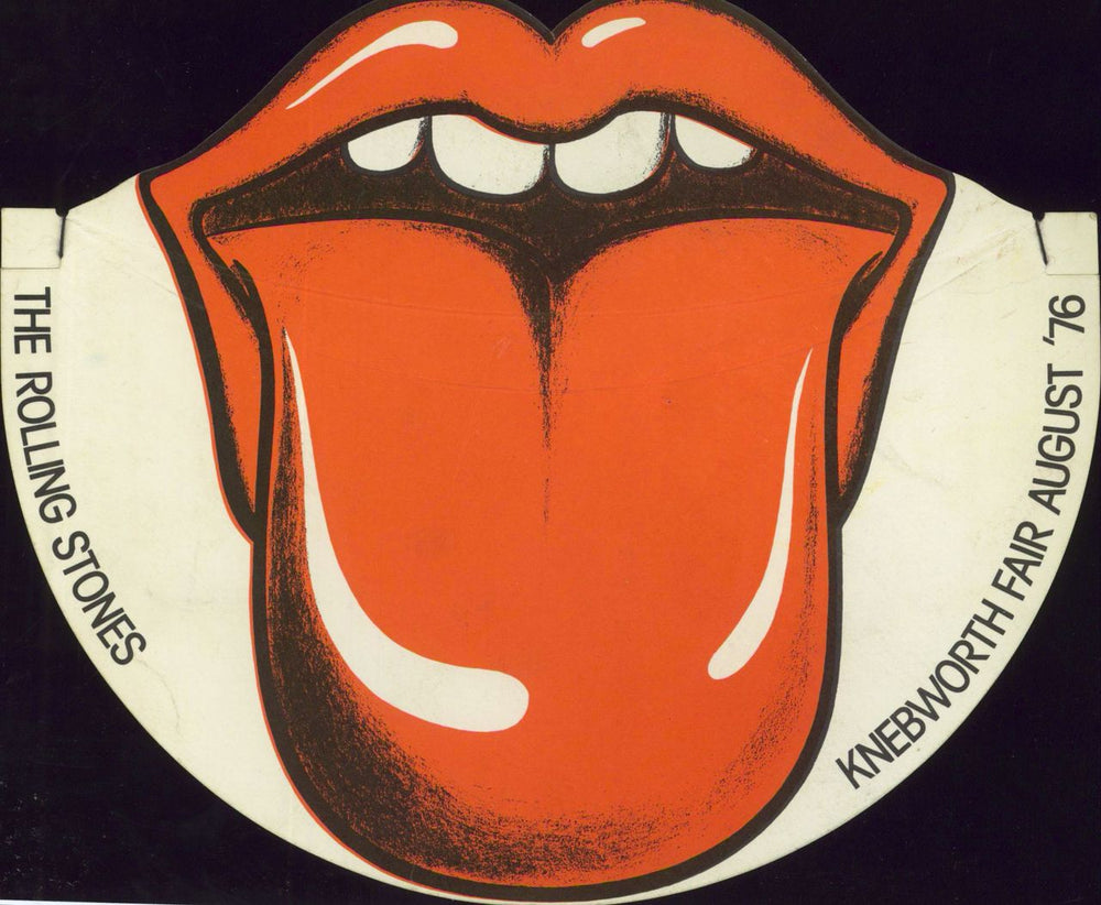 The Rolling Stones Knebworth Fair '76  & Tongue mask UK tour programme TOUR PROGRAMME
