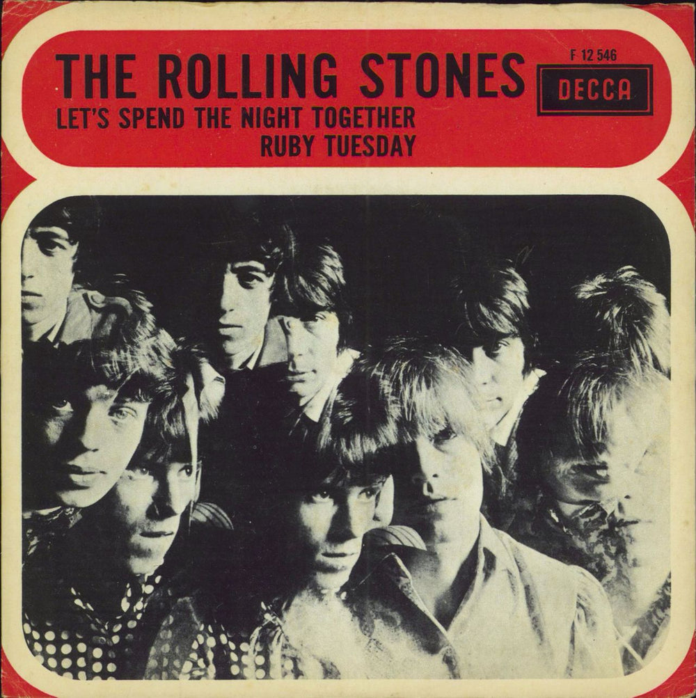 The Rolling Stones Let's Spend The Night Together + p/s Dutch 7" vinyl single (7 inch record / 45) F12546