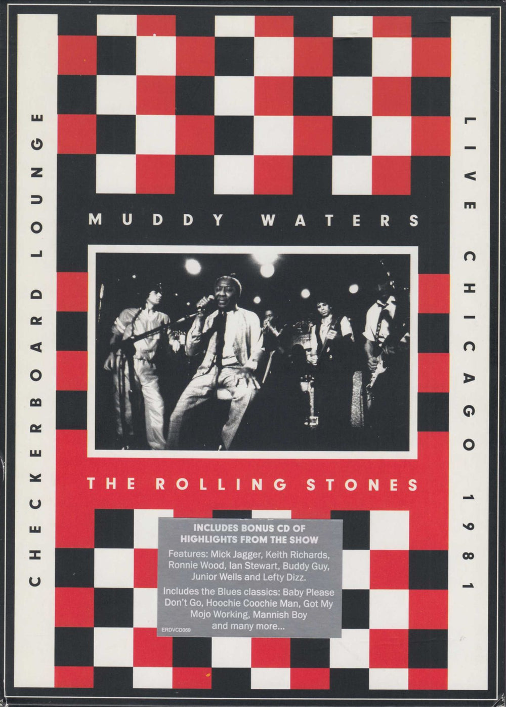 The Rolling Stones Live At The Checkerboard Lounge Chicago 1981 UK 2-disc CD/DVD set ERDVCD069
