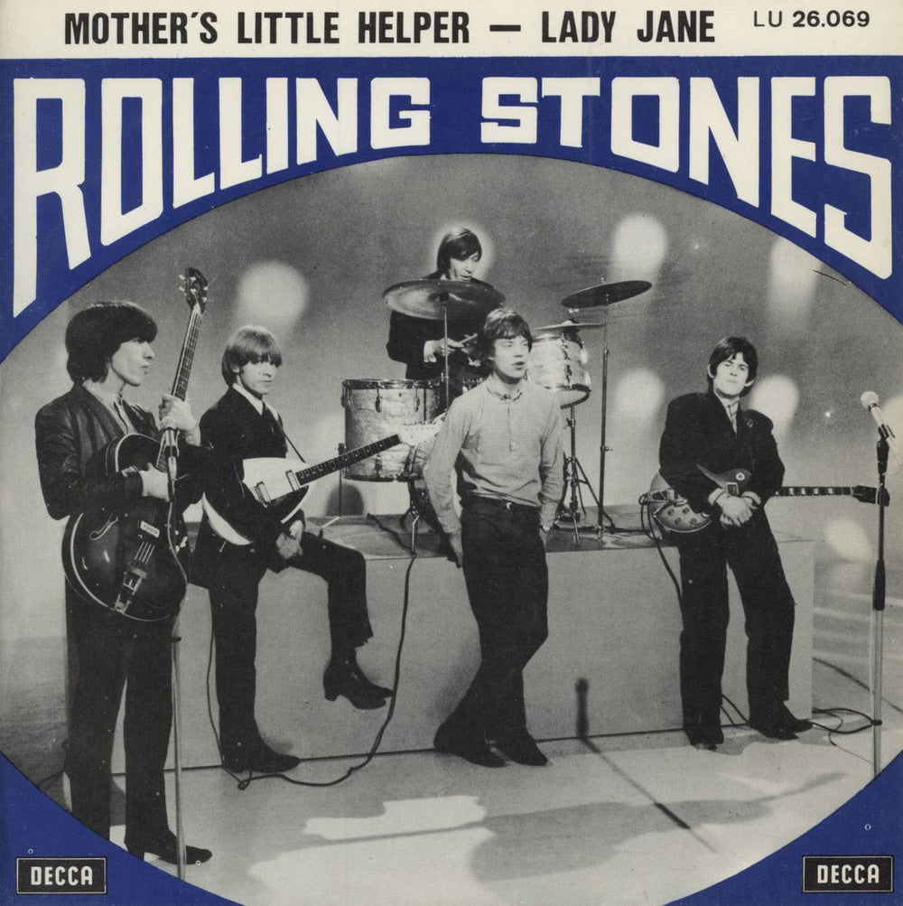 The Rolling Stones Mother's Little Helper Belgian 7" vinyl single (7 inch record / 45) LU26.069