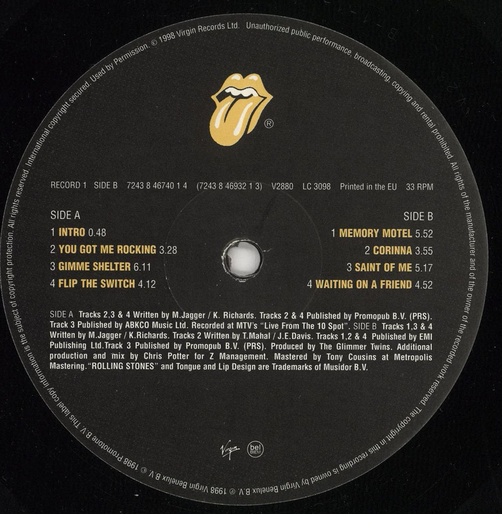 The Rolling Stones No Security UK 2-LP vinyl record set (Double LP Album) ROL2LNO727429