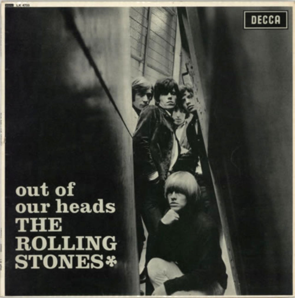 The Rolling Stones Out Of Our Heads - 2nd - VG UK vinyl LP album (LP record) LK4733