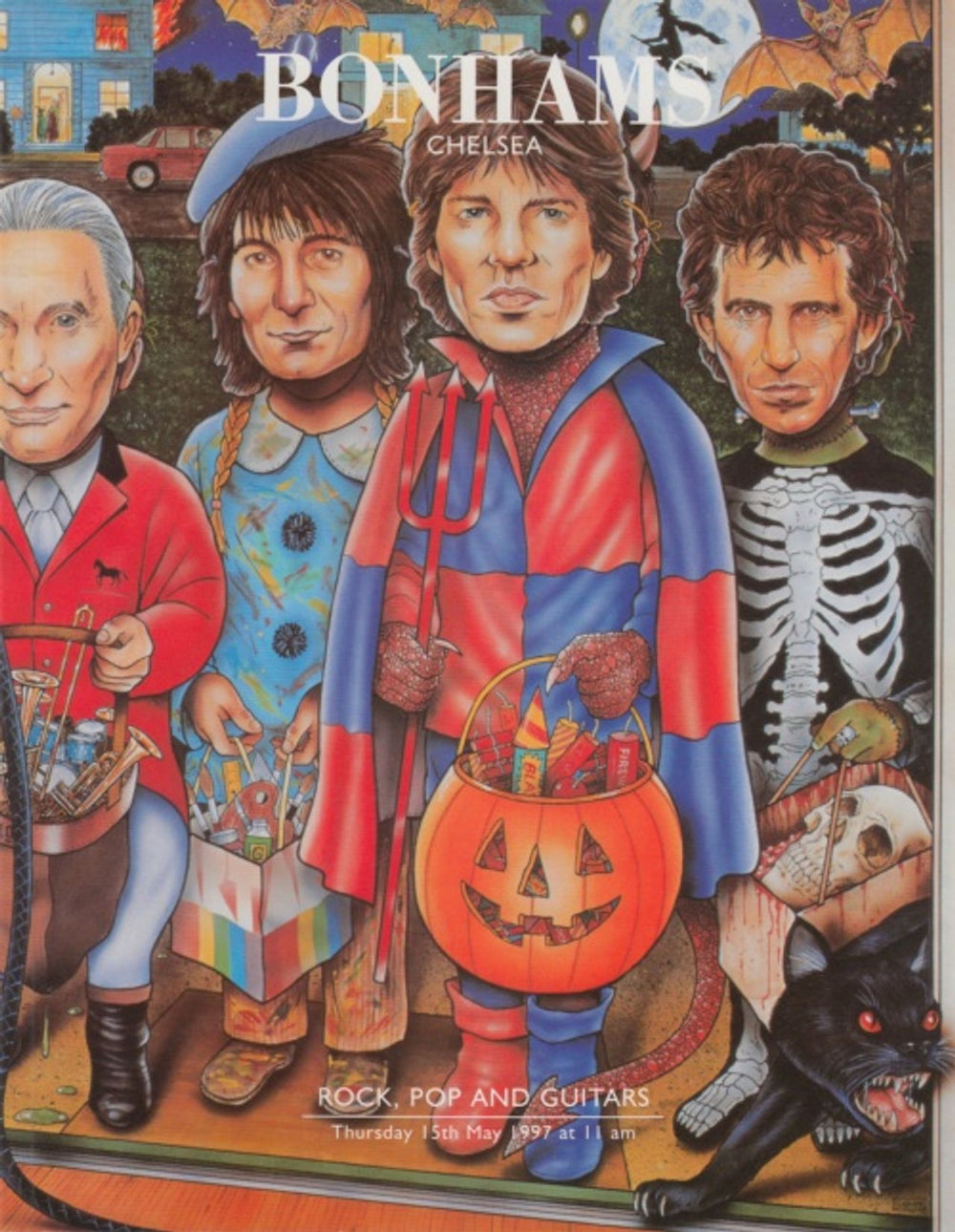 The Rolling Stones Rock, Pop And Guitars UK press book AUCTION CATALOGUE