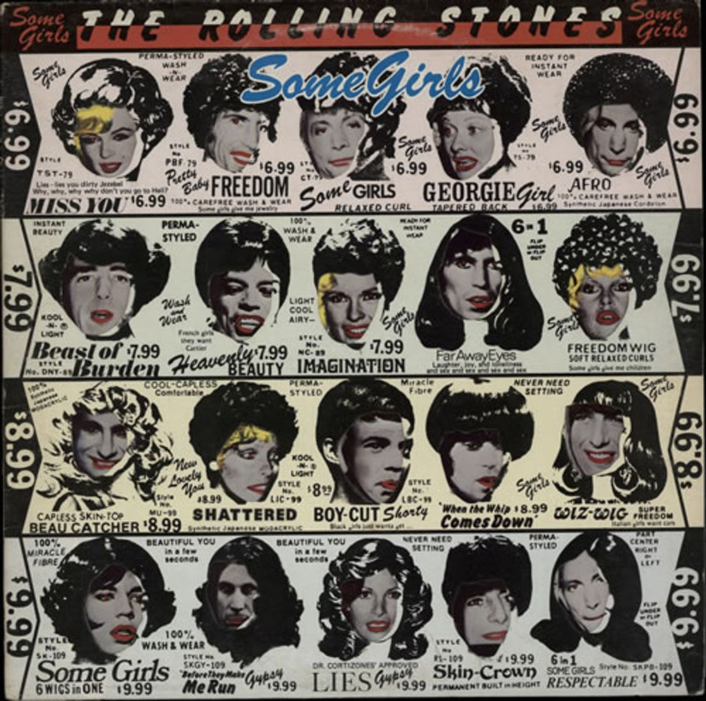 The Rolling Stones Some Girls - 1st - P/G/Y/B - EX UK vinyl LP album (LP record) CUN39108