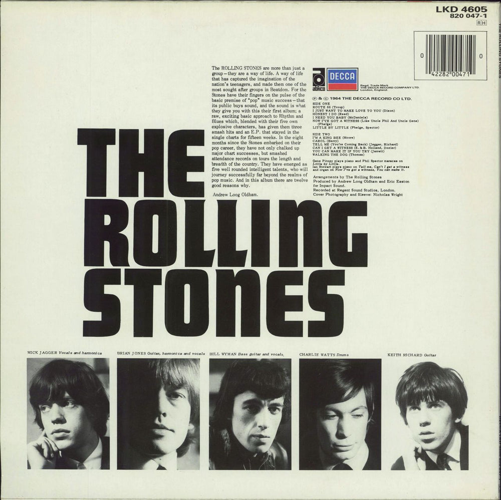 The Rolling Stones The Rolling Stones - 80s - Barcoded Dutch vinyl LP album (LP record) 042282004710