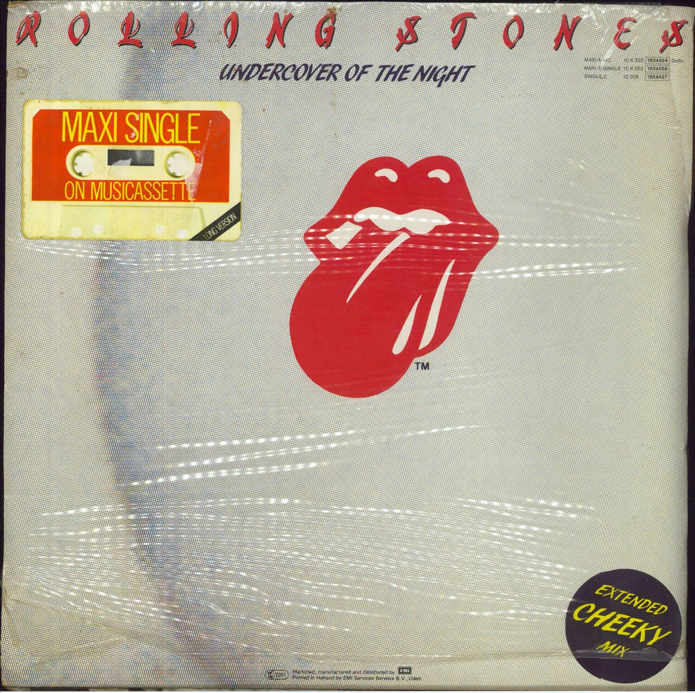 The Rolling Stones Undercover Of The Night (Extended Cheeky Mix) Dutch cassette single 1CK252-1654554