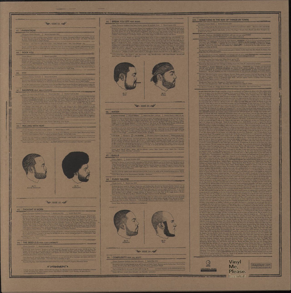 The Roots Phrenology - 180gm Brown Marbled Vinyl US 2-LP vinyl record set (Double LP Album)