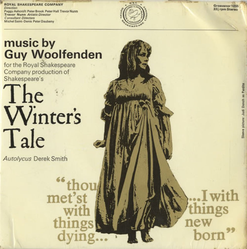 The Royal Shakespeare Company The Winter's Tale EP UK 7" vinyl single (7 inch record / 45) GR1000