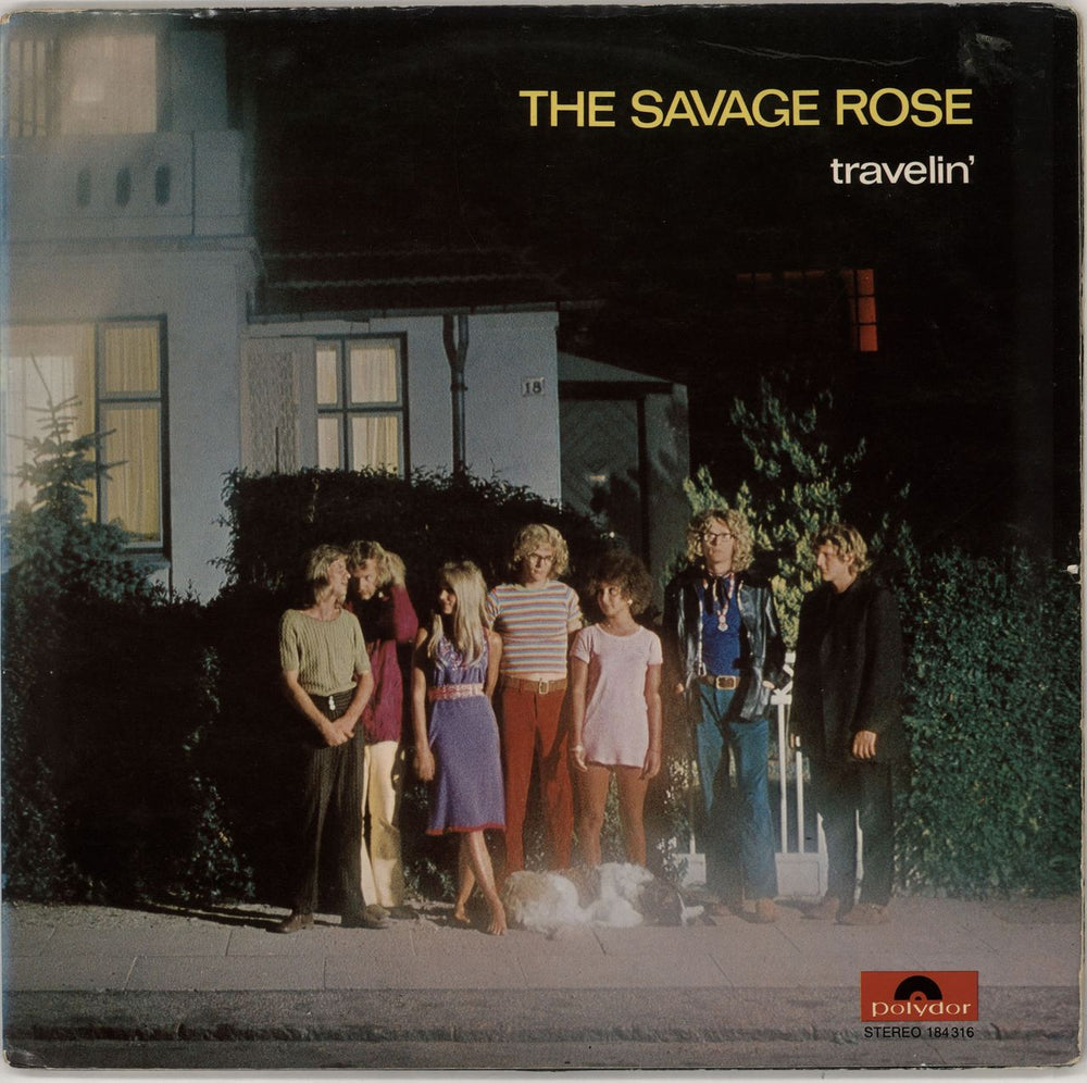 The Savage Rose Travelin' German vinyl LP album (LP record) 184316