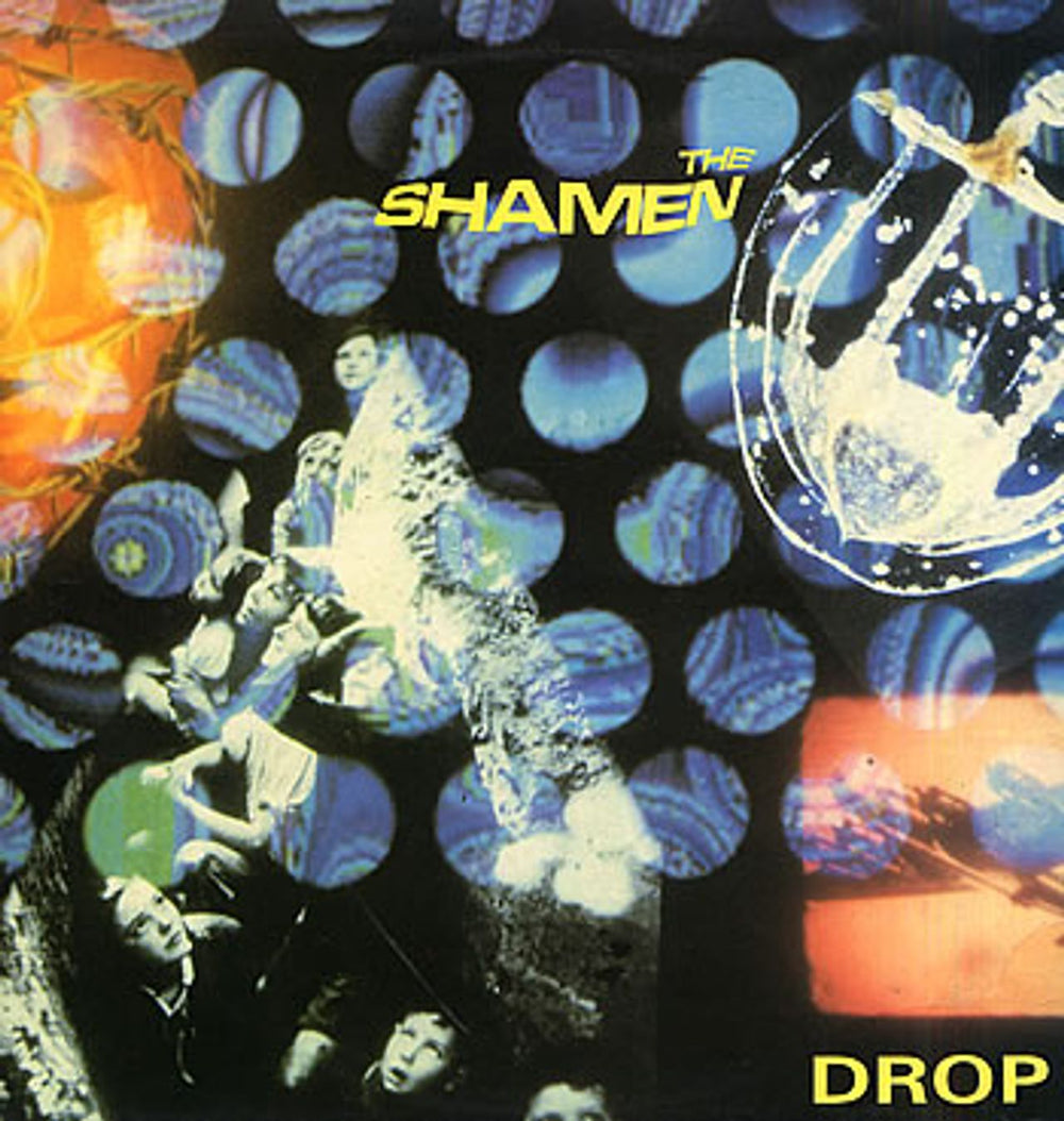 The Shamen Drop UK vinyl LP album (LP record) SOMALP1