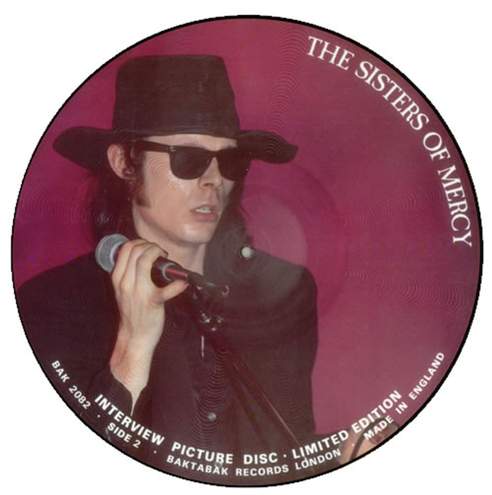 The Sisters Of Mercy Interview UK picture disc LP (vinyl picture disc album) SOMPDIN215777