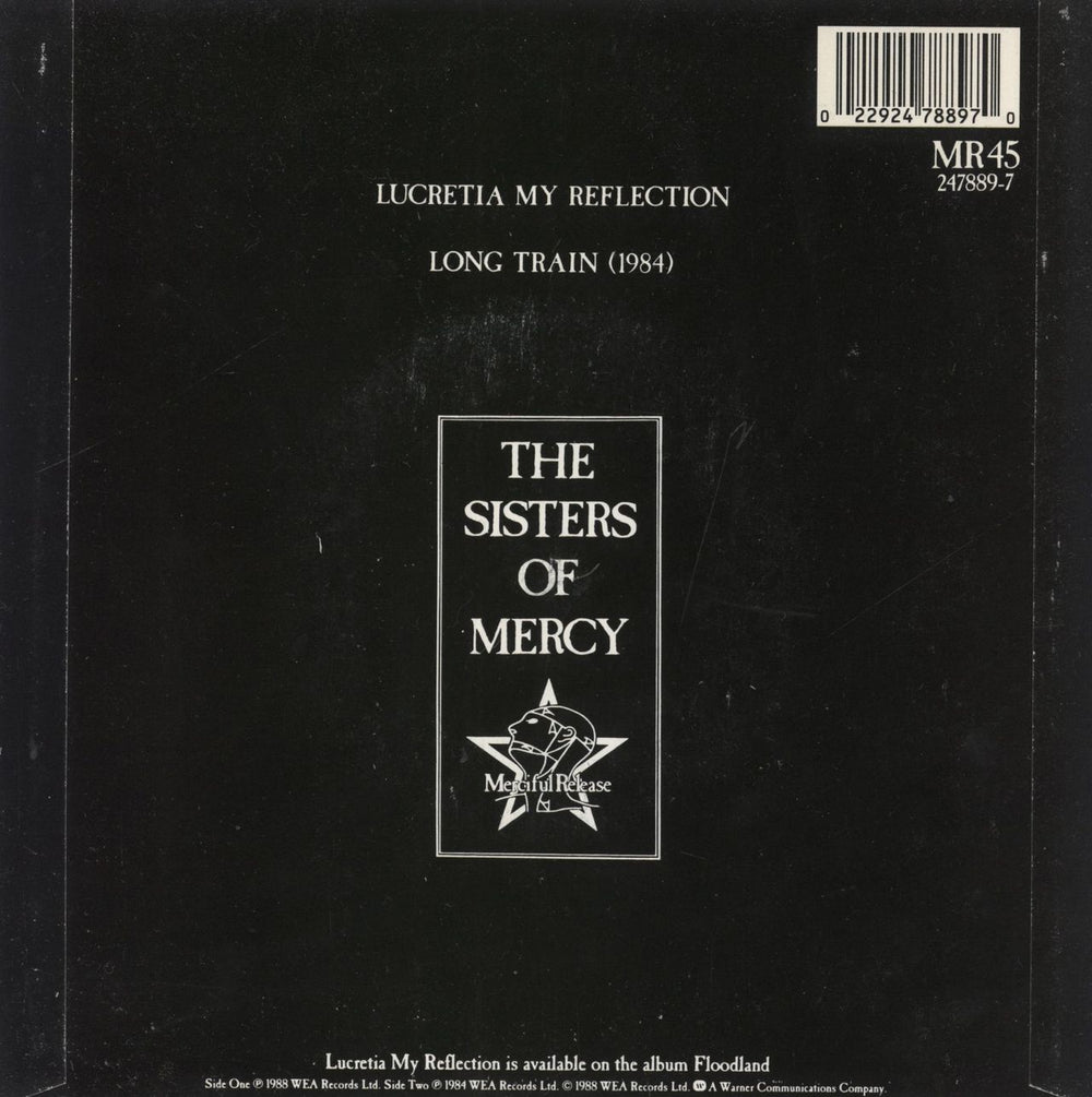 The Sisters Of Mercy Lucretia My Reflection UK 7" vinyl single (7 inch record / 45)